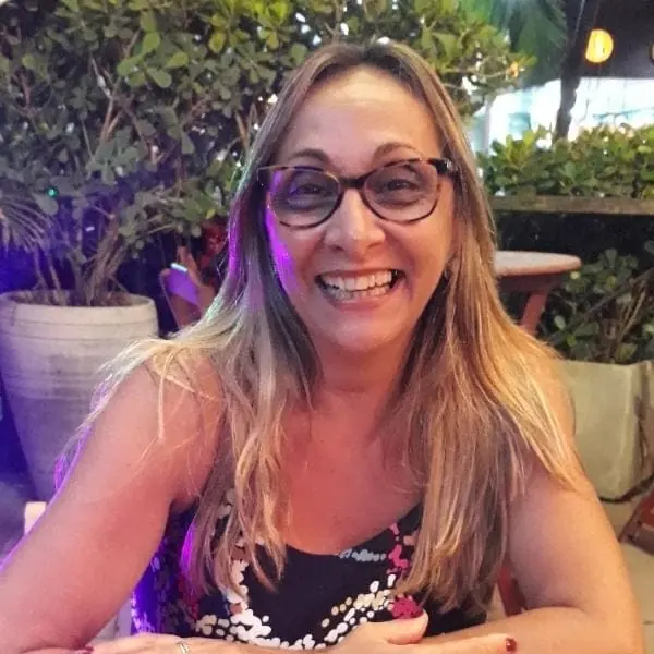 Professora criadora do portal